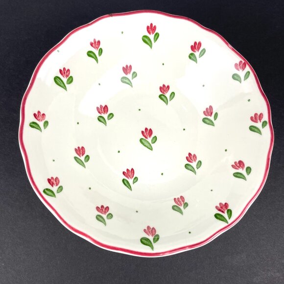 Set Johnson Brothers 7 Cereal Bowl 61/4" Floral Sprigs Ironstone Made in England - Picture 4 of 6